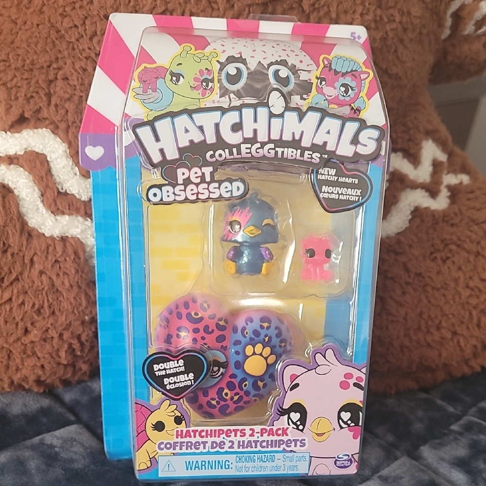 Hatchimals Pet Obsessed 2-Pack - Blue and Pink